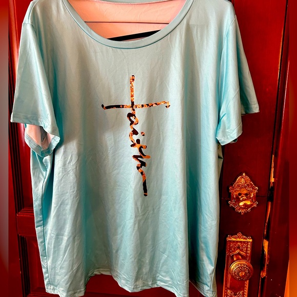 Tops - Plus Size Tie Dye/leopard Print Drop